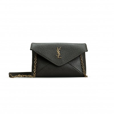 YSL CASSANDRE CHAIN CLUTCH IN LAMBSKIN 819271 (19*12*3cm)